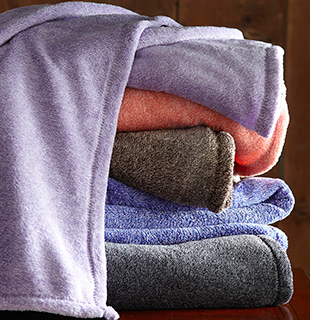 go to heatherd fleece throw collection